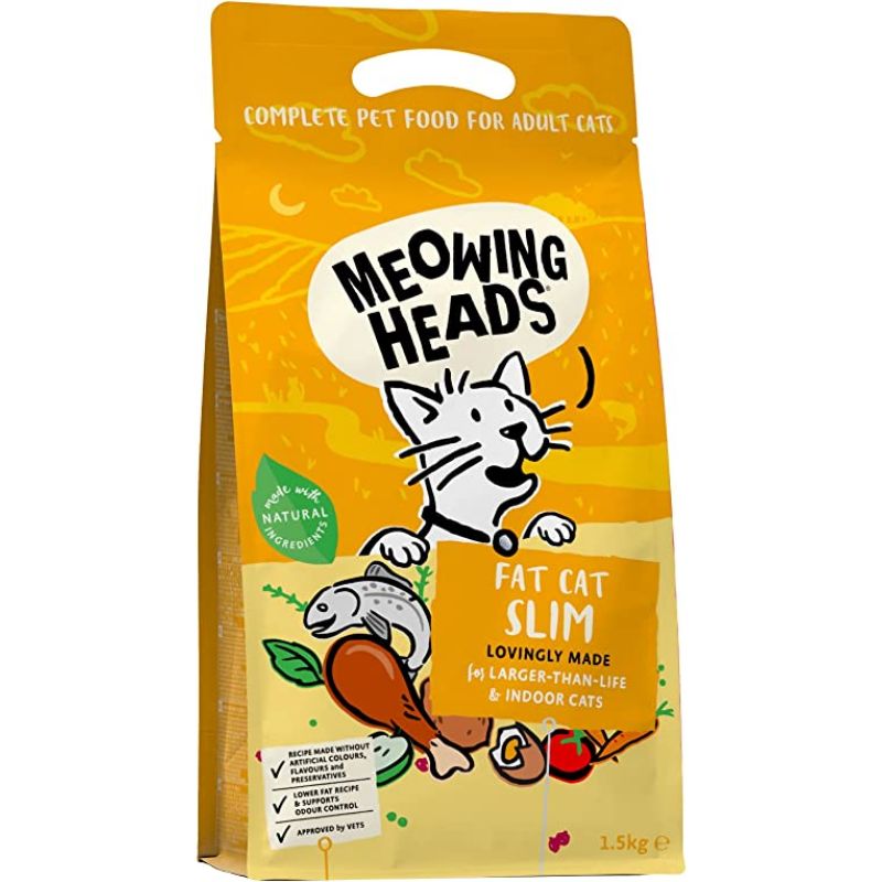 MEOWING HEADS Fat Cat Slim Grain Free 1.5kg